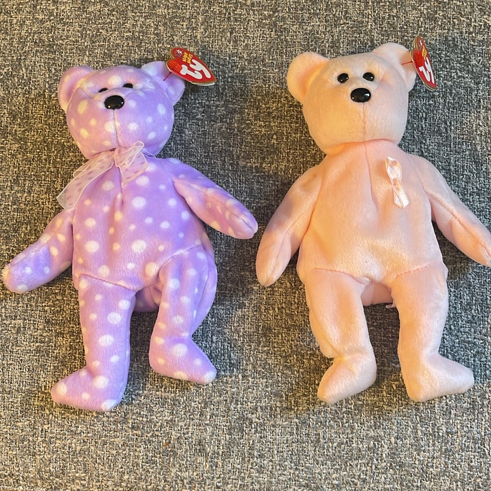 Set of 4 NWT TY Beanie Baby Bears - Picture 4 of 7